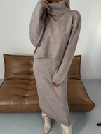 Odette | Jersey Set Midikleid mit Rollkragen-Becker Boutique