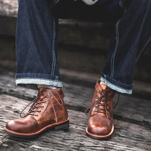 Olly | Langlebige braune Lederschuhe zum Schnüren-Becker Boutique