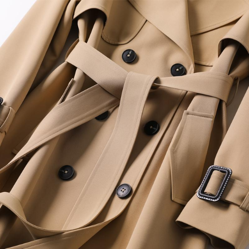 Damen Trenchcoat Lang | Wasserabweisend