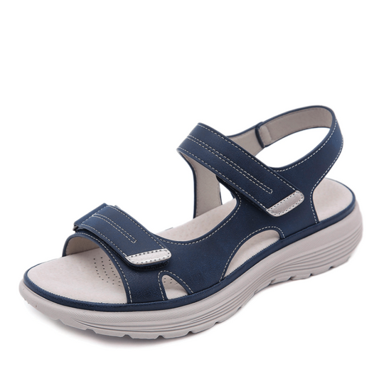 OrthoPro | Orthopädische Sandale mit Orthofit-Sohle-Blau-34-Becker Boutique