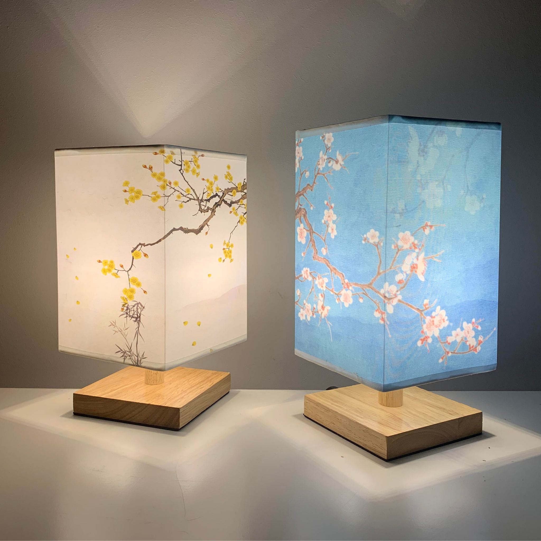 Osaka Lamp | Dimmbare Square Tischlampe Japanischer Stil-Becker Boutique