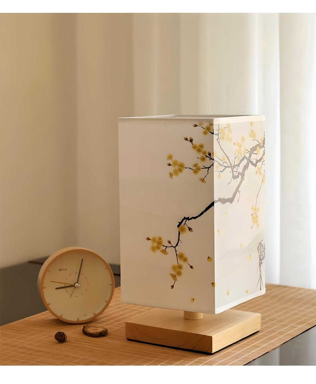 Osaka Lamp | Dimmbare Square Tischlampe Japanischer Stil-Becker Boutique