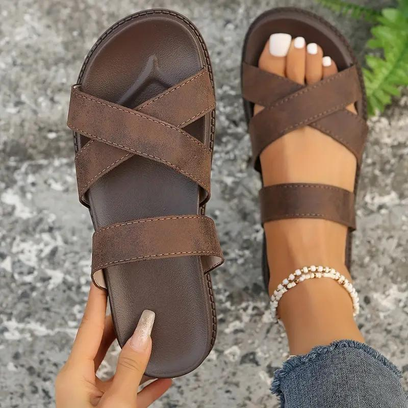 Olivia | Plateau-Sandalen mit gepolsterter Sohle und Slip-On-Design