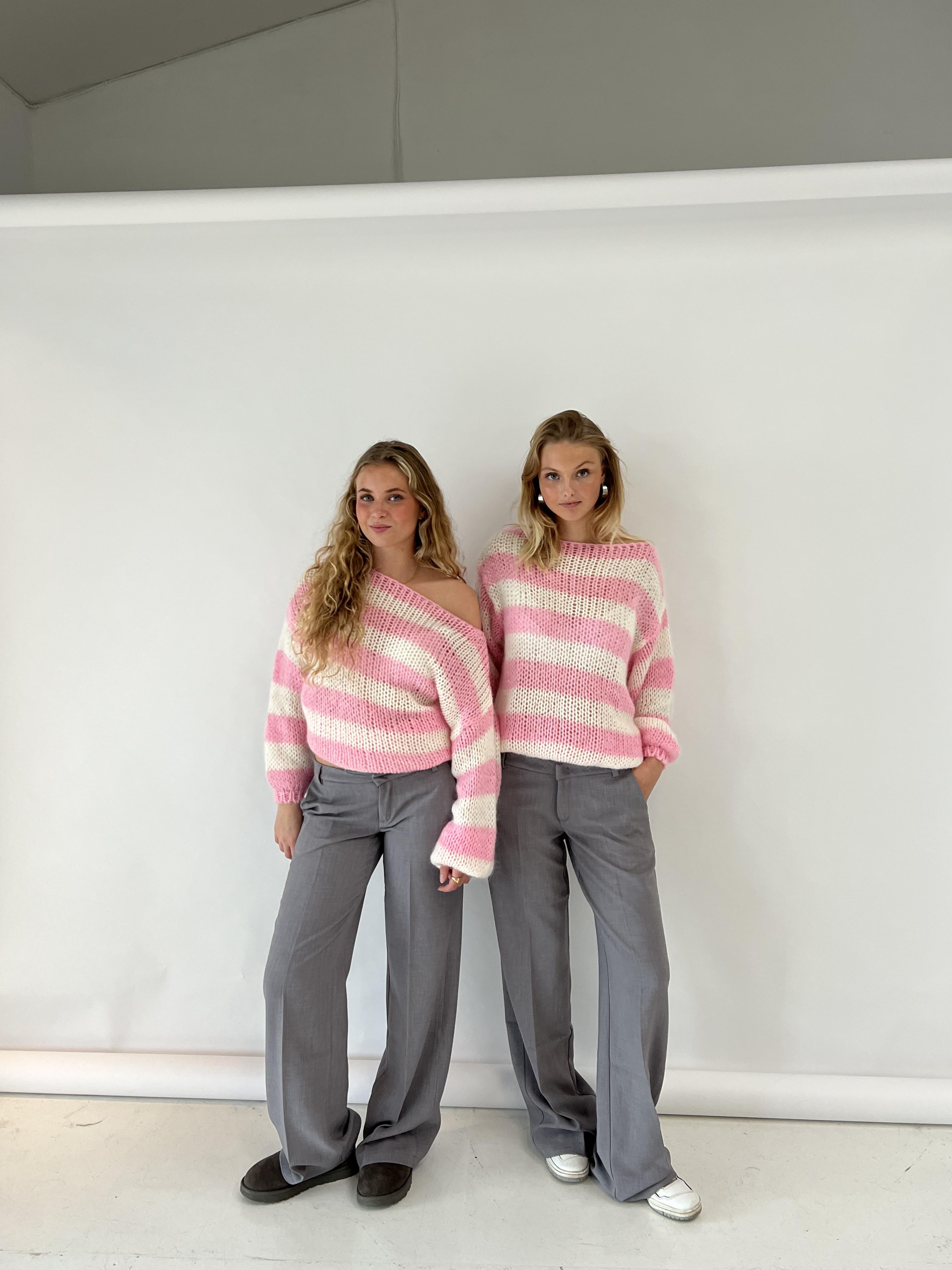 Pluun | Gemütlicher gestreifter Pullover-Becker Boutique