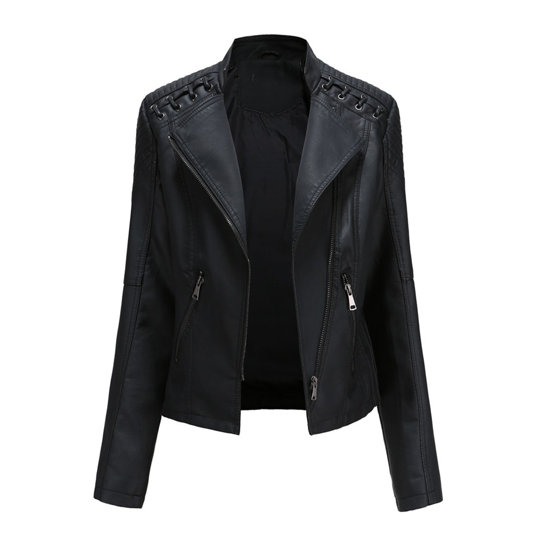 Damen Lederjacke | Slim Fit