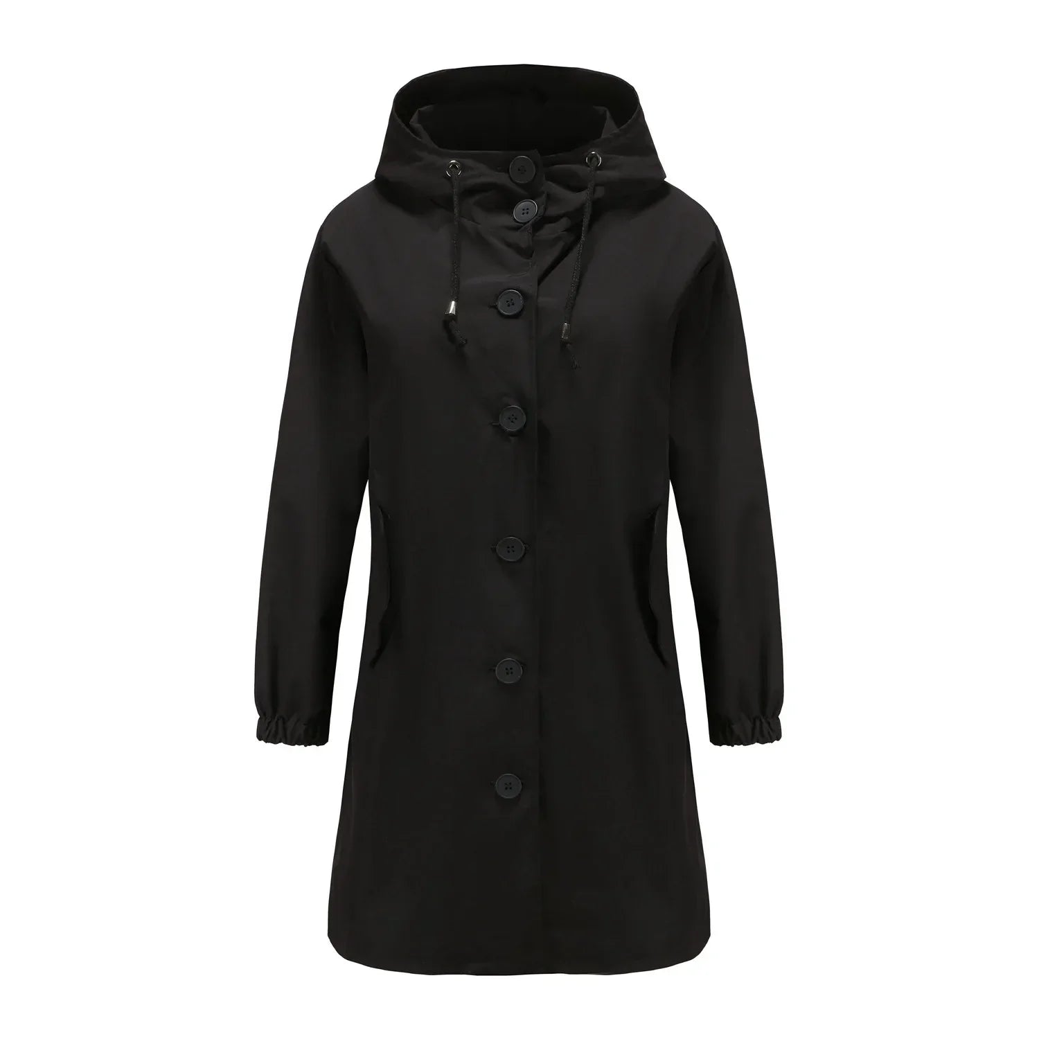 Rainy | Klassischer Trenchcoat für Frauen-Schwarz-S-Becker Boutique