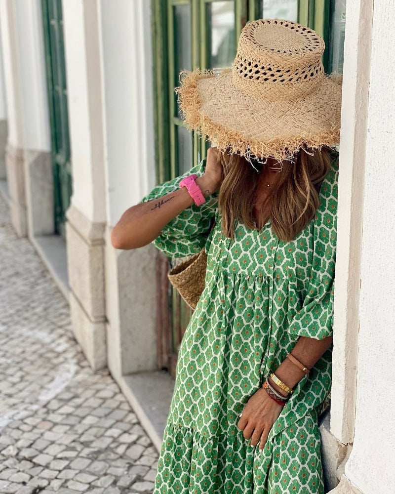 Rana | Das perfekte grüne Sommerkleid für heiße Tage-Becker Boutique