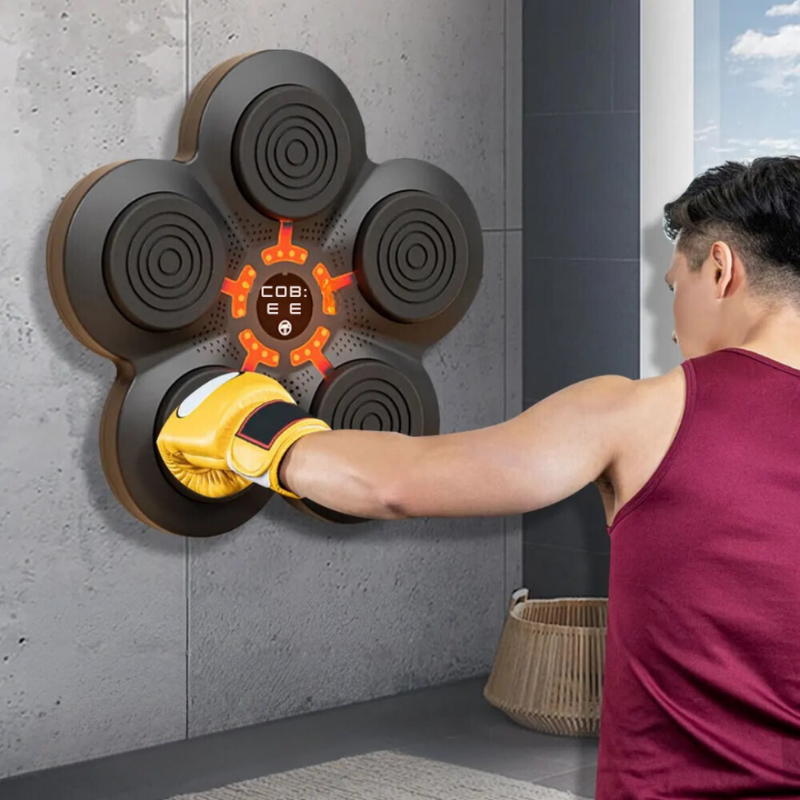 RhythmBox V2 | Indoor-Boxing-Wall-Training mit Musik für Konzentration und Beweglichkeit-Becker Boutique