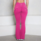 Damen Sportleggings | Flared mit Scrunch & Gesäßtaschen