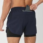 Herren Kurze Sporthose 2-in-1 | Fitness