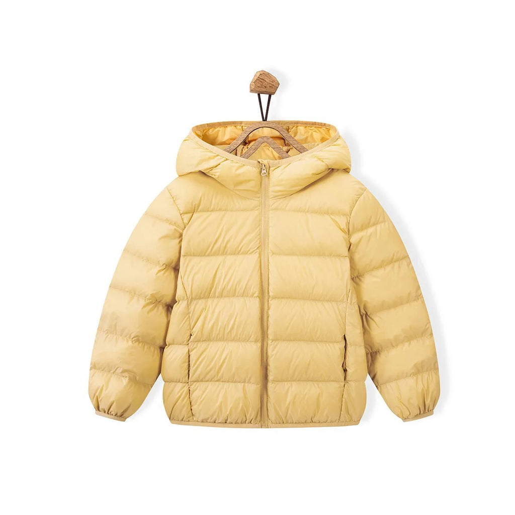 Kids Quilted Jacket with Hood | Lightweight