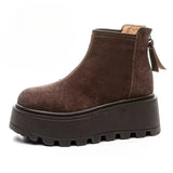 Women's snow boots | Suede & platform