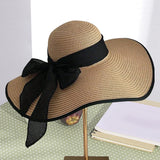 Alinne | Straw summer hat with a wide brim