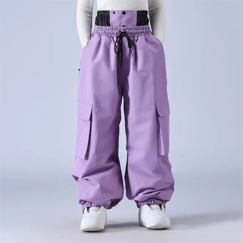 Unisex Ski Pants | Loose Fit Snowboard Pants for Winter Sports