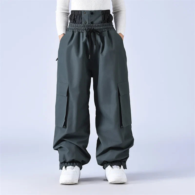 Unisex Ski Pants | Loose Fit Snowboard Pants for Winter Sports