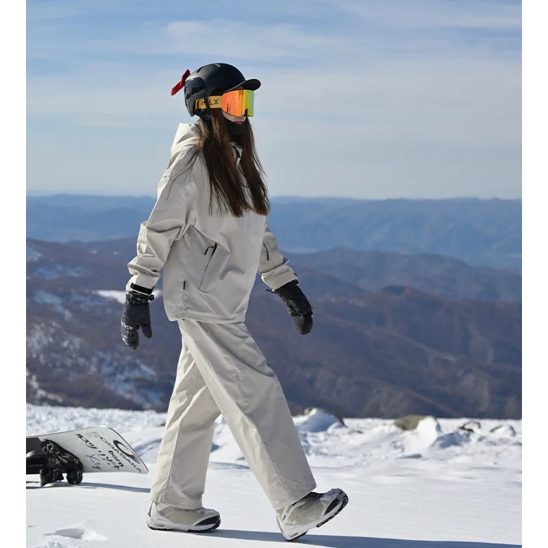 Women’s Baggy Ski Jacket & Ski Pants | Winter Ski Suit