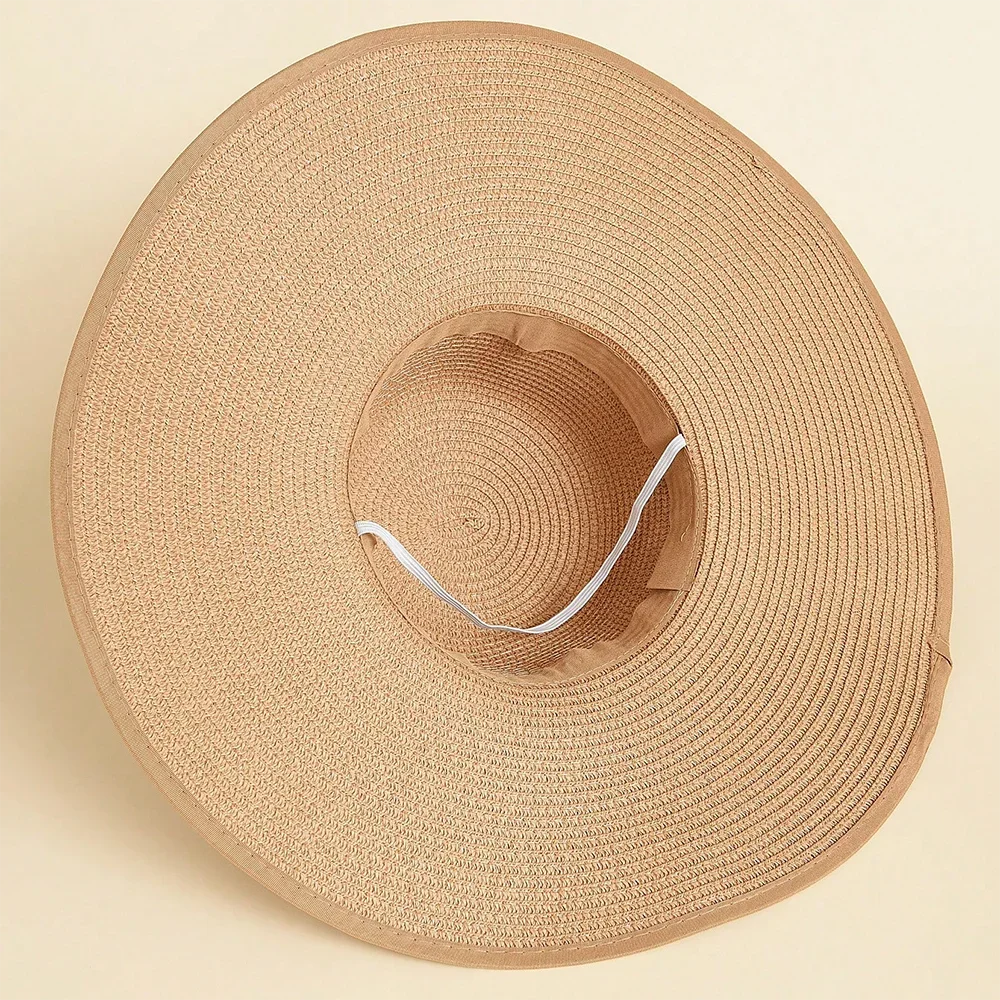 Alinne | Straw summer hat with a wide brim
