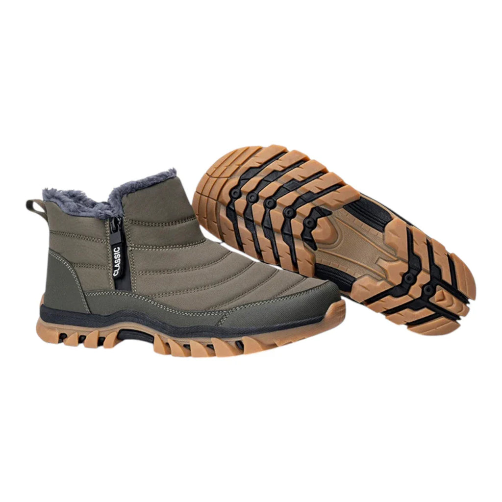 Herren Winterstiefel | Mit Reißverschluss & Fleecefutter