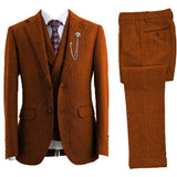 Men's Tweed Suit | Wedding Guest 3-Piece