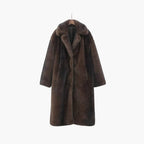 Damen Kunstfellmantel | Lang & Warm