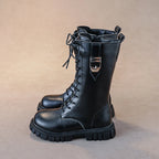 Girls' Boots | Round Toe & Thick Sole