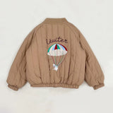 Kids' bomber jacket | With fleece lining & print