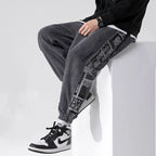 Herren Trendy Cordhose | mit Print