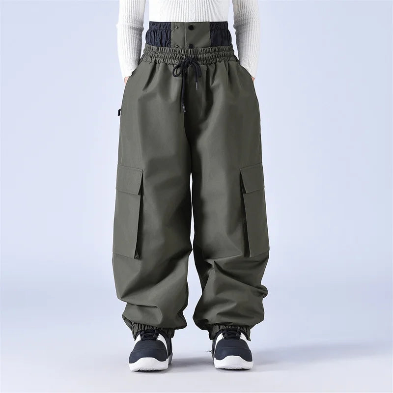 Unisex Ski Pants | Loose Fit Snowboard Pants for Winter Sports