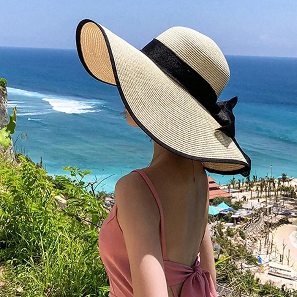 Alinne | Sommerhut aus Stroh mit breiter Krempe