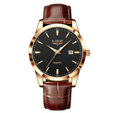Classic men's watch | Brown leather strap