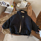 Kids Hooded Jacket | Windproof Transitional Jacket