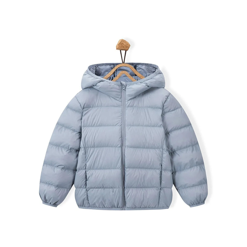 Kids Quilted Jacket with Hood | Lightweight