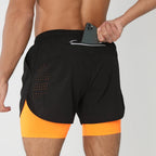 Herren Kurze Sporthose 2-in-1 | Fitness