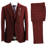Men's Tweed Suit | Wedding Guest 3-Piece
