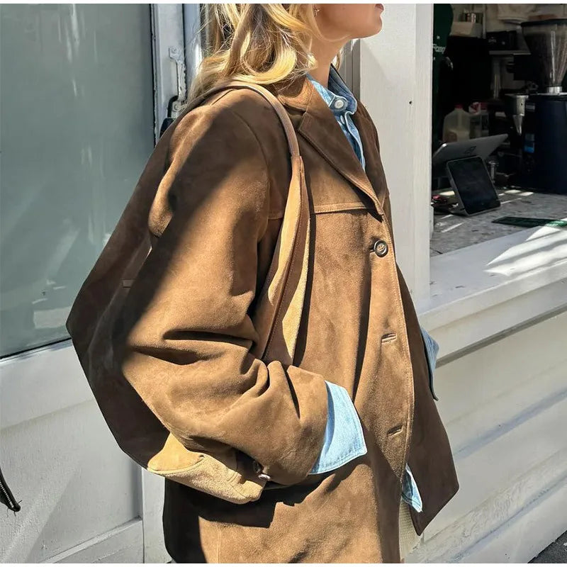 Vintage Blazer Damen – Übergangsjacke