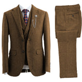 Men's Tweed Suit | Wedding Guest 3-Piece