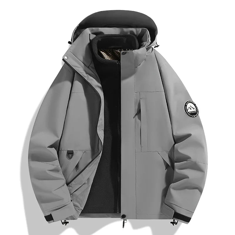 3-in-1 Ski Jacket | Wind- & Water-Resistant Baggy Fit
