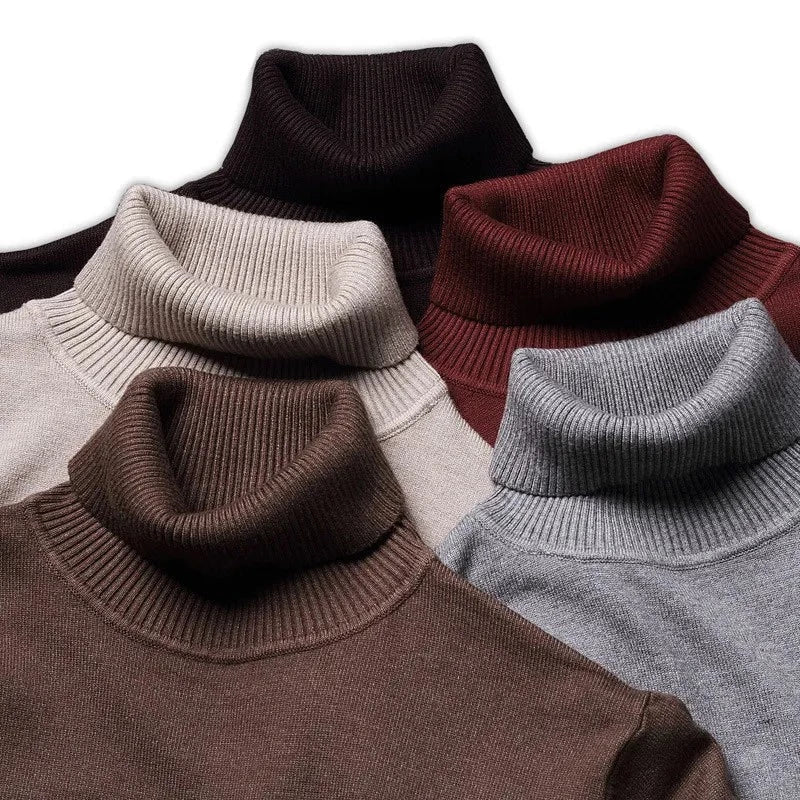 Herren Rollkragenpullover | Baumwolle und Bequem
