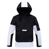 Ski jacket with hood and half zipper | Snowboard