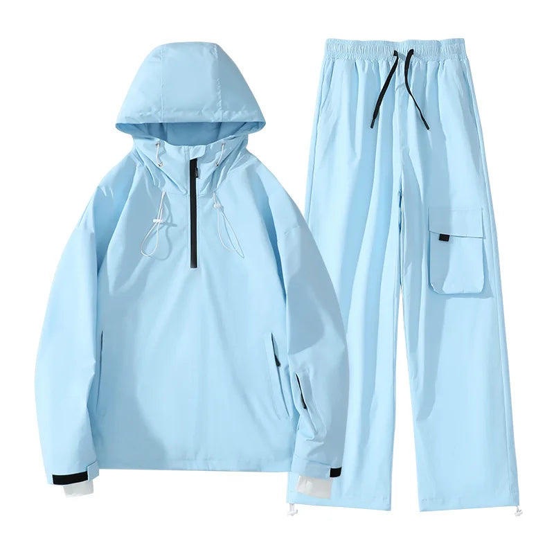 Women’s Baggy Ski Jacket & Ski Pants | Winter Ski Suit