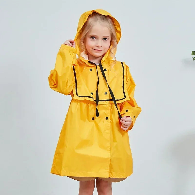 Kinder Regenjacke | Prinzessinnen-Stil & Mit Kapuze