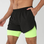 Herren Kurze Sporthose 2-in-1 | Fitness