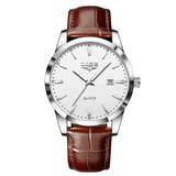 Classic men's watch | Brown leather strap