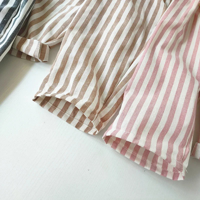 Kids Summer Pants | Striped Trousers Boys & Girls