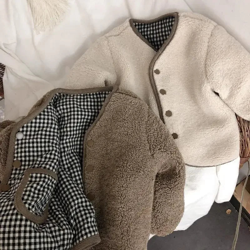 Kids Fleece Jacket | Shearling Style