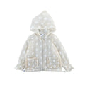 Girls Lightweight Floral Hooded Jacket