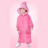Kids' Rain Jacket | Cartoon Animal Style Raincoat | Waterproof