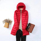 Women's Puffer Jacket | Lightweight Packable Down Jacket | Detachable Hood