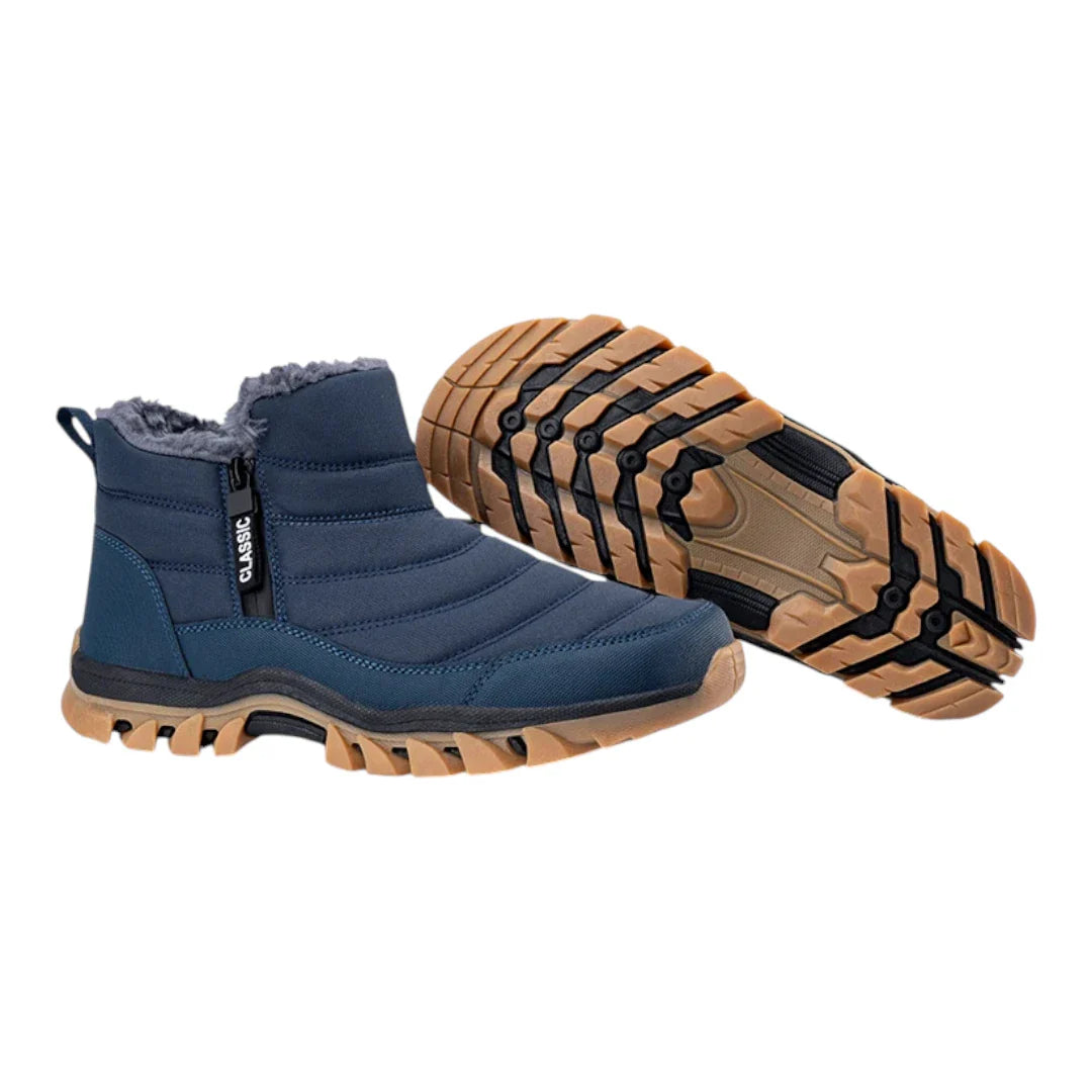 Herren Winterstiefel | Mit Reißverschluss & Fleecefutter