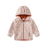 Kids' Rain Jacket | Hood and Fleece Softshell Jacket